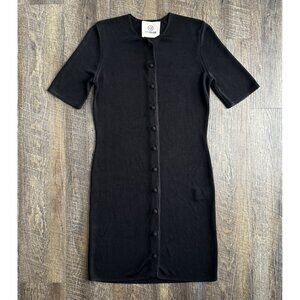 Attersee Knit Mini Dress in Black - Size S